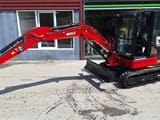 Mole M35ZT mini excavator, side view