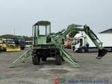 1996 Unimog AT16 wheel excavator rear view