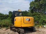 2019 Caterpillar 307E crawler excavator, rear three-quarter view