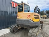 2018 Volvo ECR88D crawler excavator, rear view