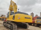 2020 Komatsu PC400-8 crawler excavator, rear three-quarter view