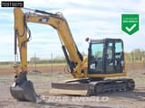 2016 Caterpillar 308E2CR mini excavator, side profile view
