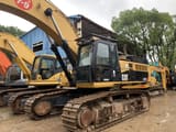 2016 Caterpillar 345DL crawler excavator, front three-quarter view
