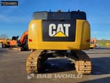 2018 Caterpillar 352F crawler excavator, rear view