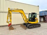 2022 Komatsu PC80MR-5 mini excavator, side view