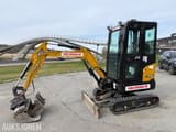 2022 Sany SY18C mini excavator, side view