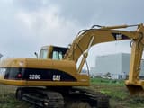 2021 Caterpillar 320C crawler excavator, side view