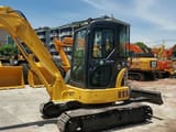 2020 Komatsu PC55MR mini excavator, side view