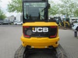 2022 JCB 35Z-1 mini excavator, rear view