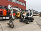 2013 Wacker Neuson 6503-2 wheel excavator, side view