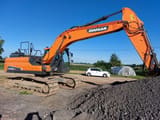 2021 Doosan DX225LC-5 crawler excavator side view