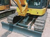 Komatsu PC40MR mini excavator front view
