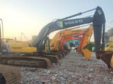 Volvo EC210BLC crawler excavator, side profile view