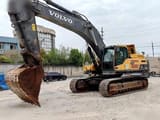 2021 Volvo EC480DL crawler excavator, front three-quarter view