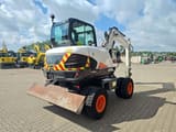 2020 Bobcat E57W wheel excavator, rear three-quarter view