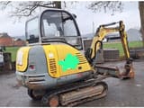 2010 Wacker Neuson 2503-WD mini excavator rear three-quarter view
