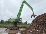 2010 Sennebogen 835M material handler, side profile view