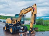 2020 Yanmar B95W wheel excavator, side profile view