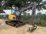 2020 Volvo ECR50D mini excavator, side view
