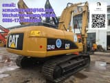 2021 Caterpillar 324D crawler excavator, rear three-quarter view
