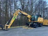 2021 Caterpillar MH22 material handler, side profile view