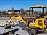 2021 JCB 16C-1 mini excavator, side view