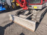 2019 JCB 100C-1 crawler excavator front view with blade
