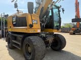 2017 Caterpillar M314F wheel excavator, side profile view