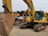 2020 Komatsu PC400-7 crawler excavator, front three-quarter view