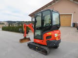 2022 Kubota KX018-4 mini excavator, rear three-quarter view