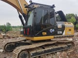 2020 Caterpillar 323DL crawler excavator, side view