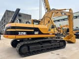2020 Caterpillar 325BL crawler excavator, rear three-quarter view