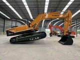 2012 Hyundai 305LC-9T crawler excavator, side profile view