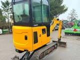 2021 JCB 16C-1 mini excavator rear three-quarter view
