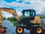 2020 Yanmar B95W wheel excavator side view