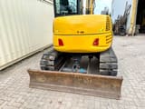 2022 Komatsu PC80MR-5 mini excavator rear view