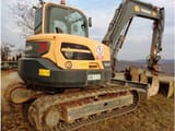 2014 Volvo ECR88D mini excavator, rear three-quarter view