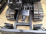 Sany SY16C Mini Excavator, rear view of dozer blade and tracks