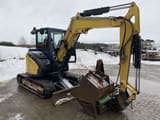 2017 Yanmar VIO50-6 mini excavator, side profile view