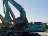 2022 Kobelco SK200 crawler excavator, side view