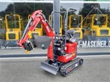 Mole M12ZT mini excavator, side view