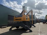 2017 Liebherr LH50M material handler, rear three-quarter view