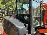 Hitachi ZX50U-2 mini excavator cab and counterweight view