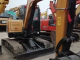 2021 Sany SY55C mini excavator front three-quarter view