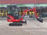 2025 Mole M20 mini excavator, side view