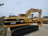2005 Caterpillar 320BL crawler excavator, rear three-quarter view