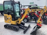 2023 Caterpillar 301.6 mini excavator, three-quarter view