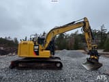 2017 Caterpillar 313FL crawler excavator side view