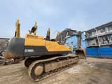 2012 Volvo EC480DL crawler excavator, rear three-quarter view