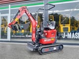 Mole M12 mini excavator, side view